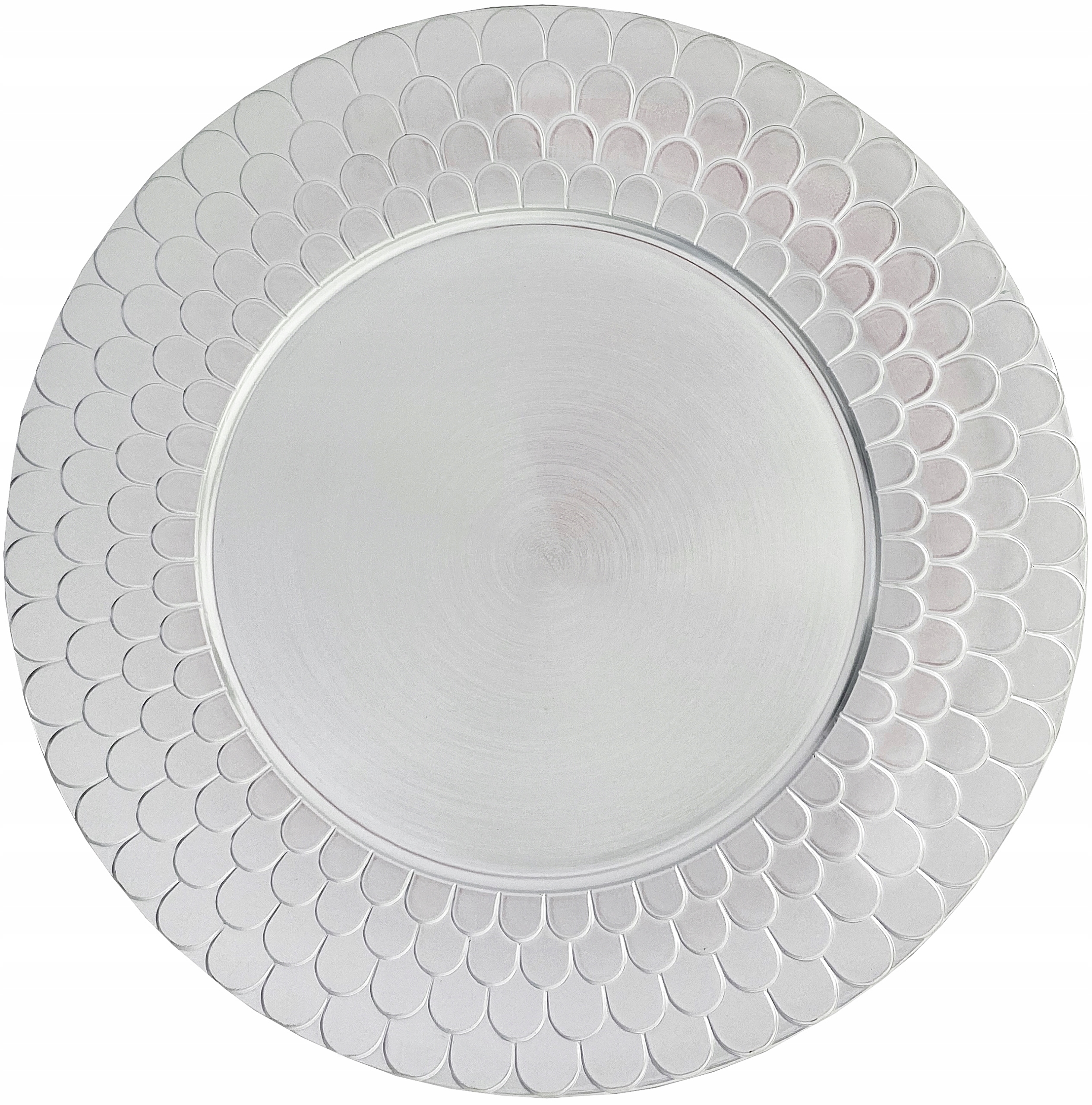 Podtalerz plastikowy srebrny KP027B