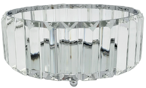 Taca lustrzana Ø 20cm BC3435 S silver