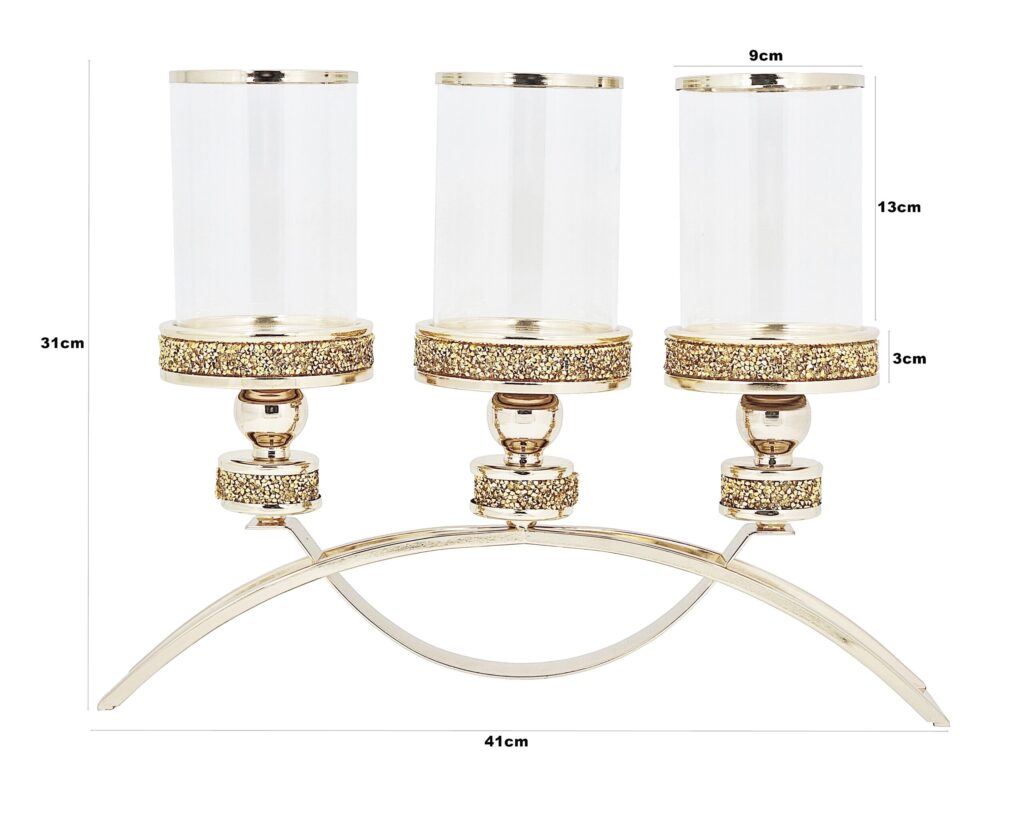 ŚWIECZNIK GOLD 23146-1 - obrazek 4