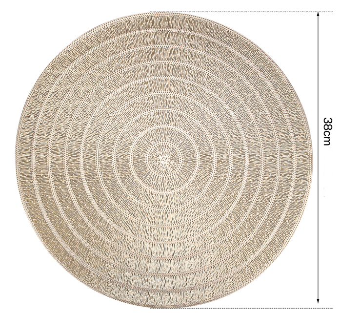 PODKŁADKA OKRĄGŁA P07 GOLD - obrazek 3