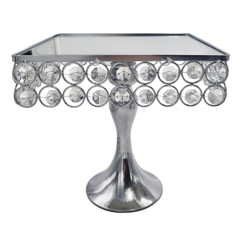 PATERA SILVER 20CM F701 KWADRAT S