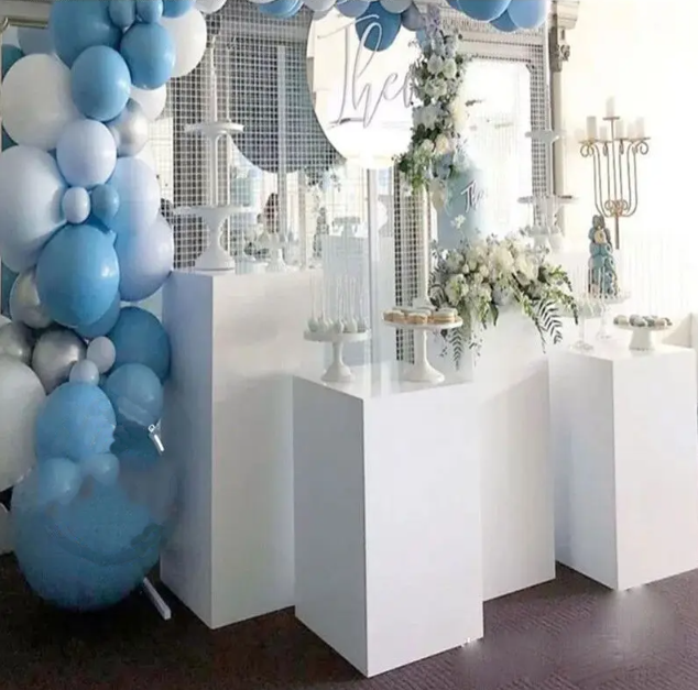 Zestaw kolumn ekspozycyjnych x5 słodki stół prostokąty - obrazek 6