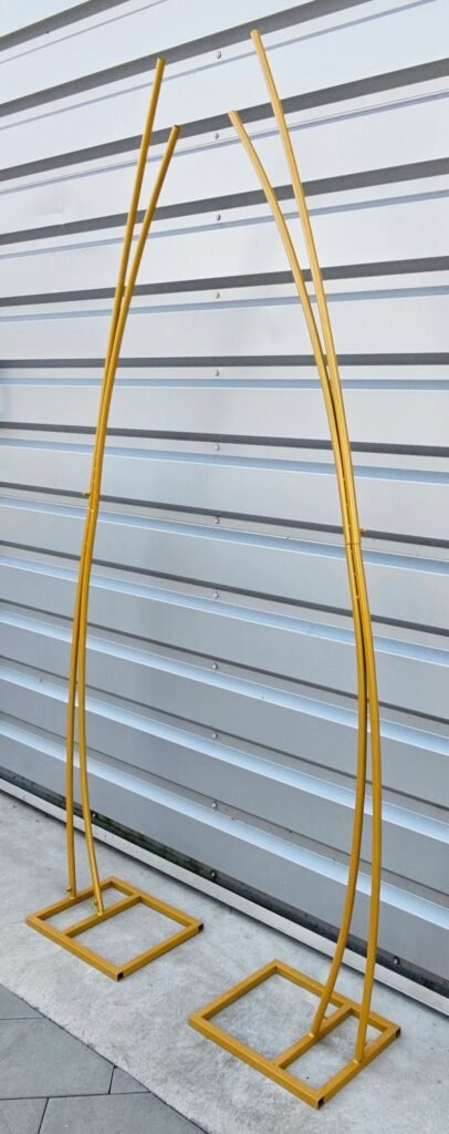 STELAŻ ŚLUBNY ZESTAW ŁUKÓW NA KWIATY 220 CM - obrazek 4