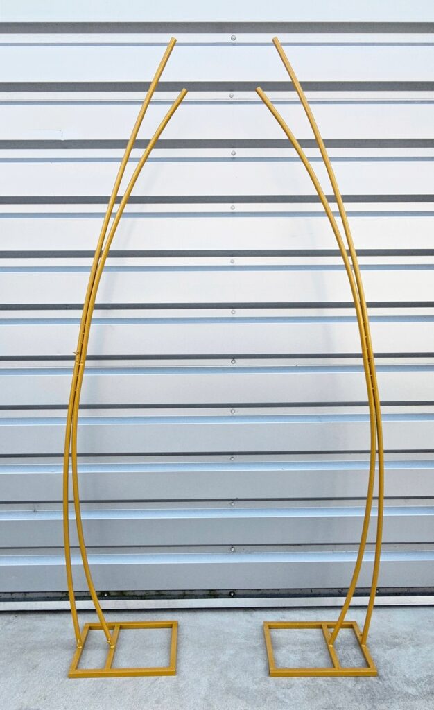 STELAŻ ŚLUBNY ZESTAW ŁUKÓW NA KWIATY 220 CM - obrazek 5
