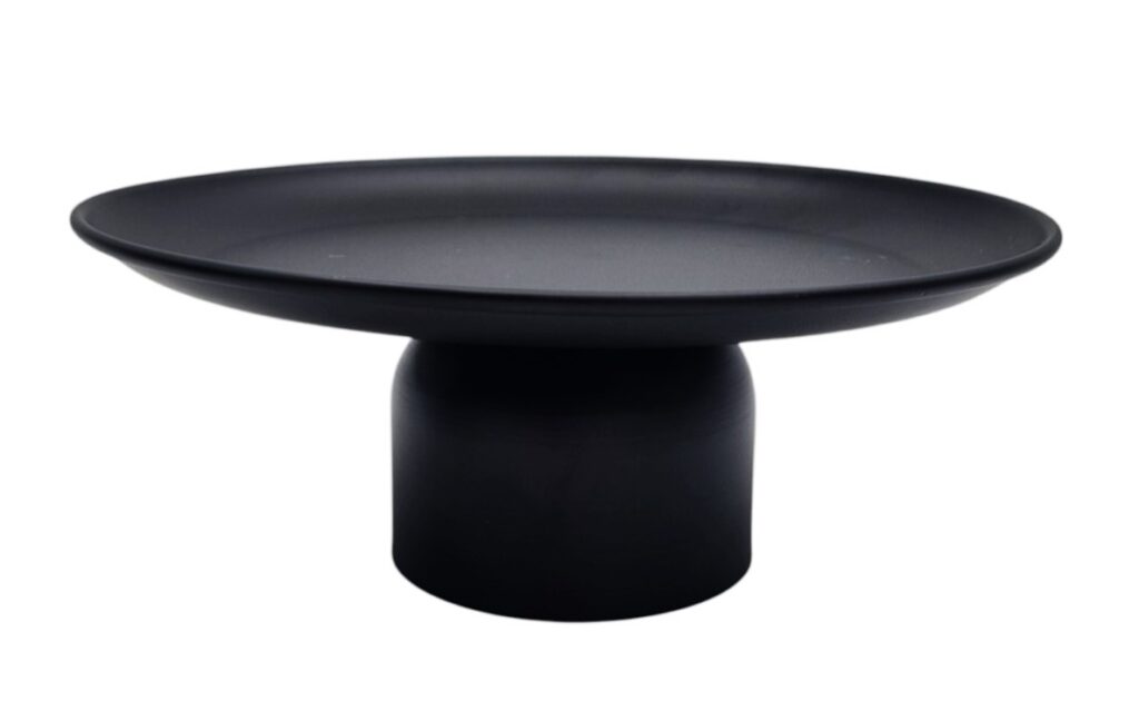 PATERA METALOWA ⌀ 24,5CM CZARNA HLT2253-1