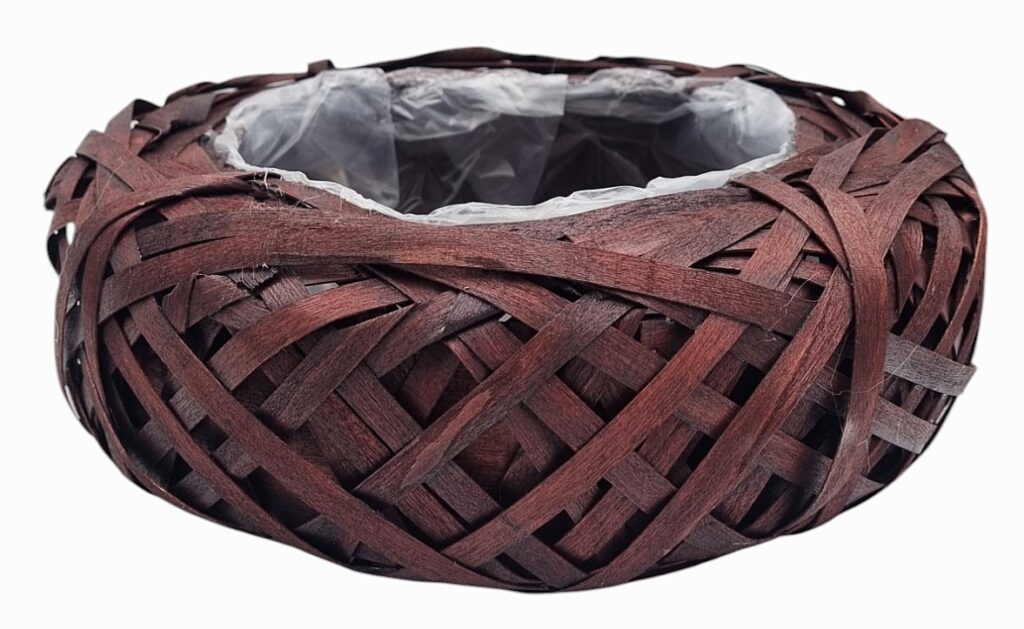 OSŁONKA RATTANOWA ⌀ 30CM BRĄZOWA