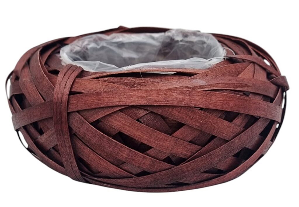 OSŁONKA RATTANOWA ⌀ 20CM BRĄZOWA