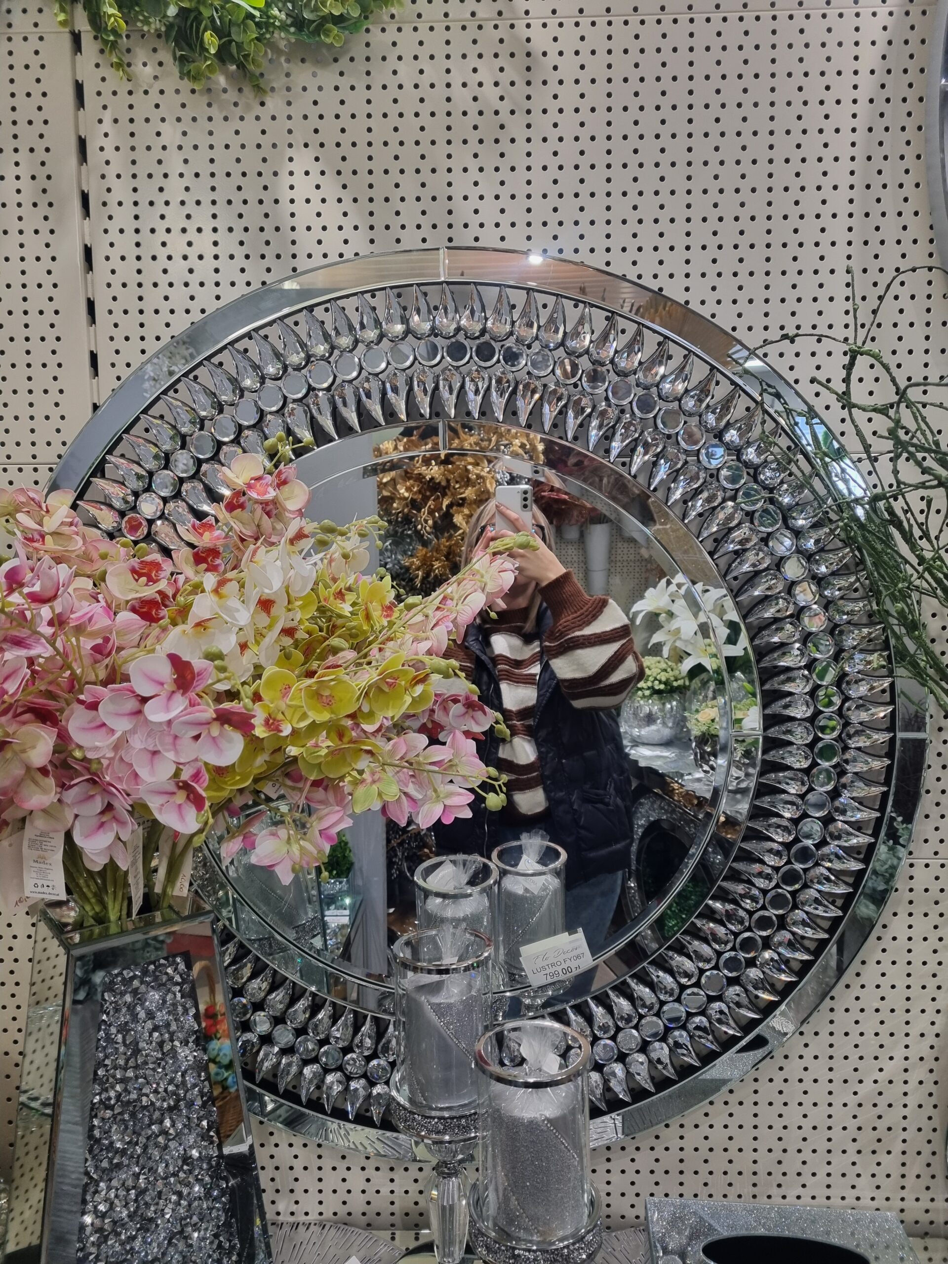 LUSTRO ŚCIENNE GLAMOUR FY067 - obrazek 4