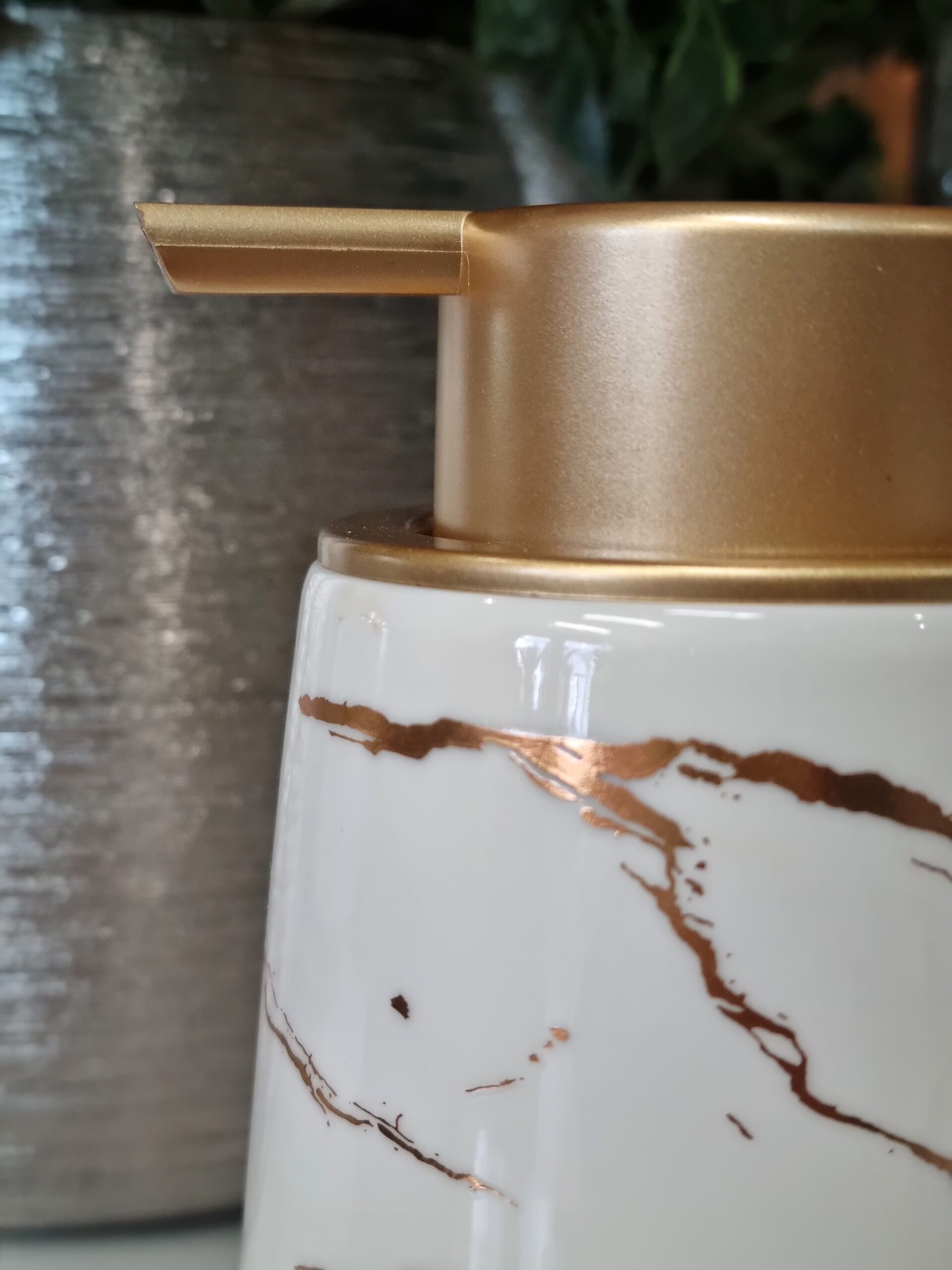 DOZOWNIK NA MYDŁO W PŁYNIE 2441 BIAŁY MARMUR 350ML - obrazek 7