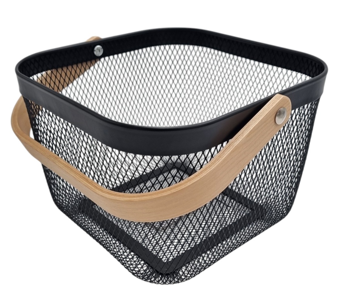 KOSZ METALOWY CZARNY K-1 ORGANIZER