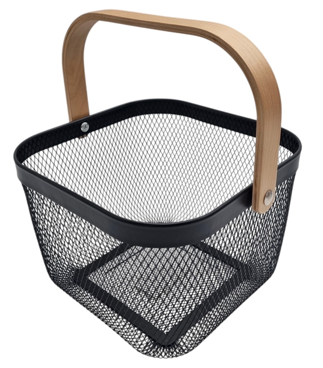 KOSZ METALOWY CZARNY K-1 ORGANIZER - obrazek 5