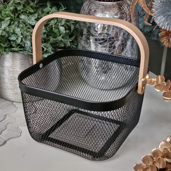 KOSZ METALOWY CZARNY K-1 ORGANIZER - obrazek 7