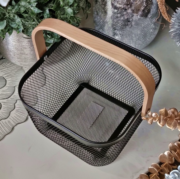 KOSZ METALOWY CZARNY K-1 ORGANIZER - obrazek 6