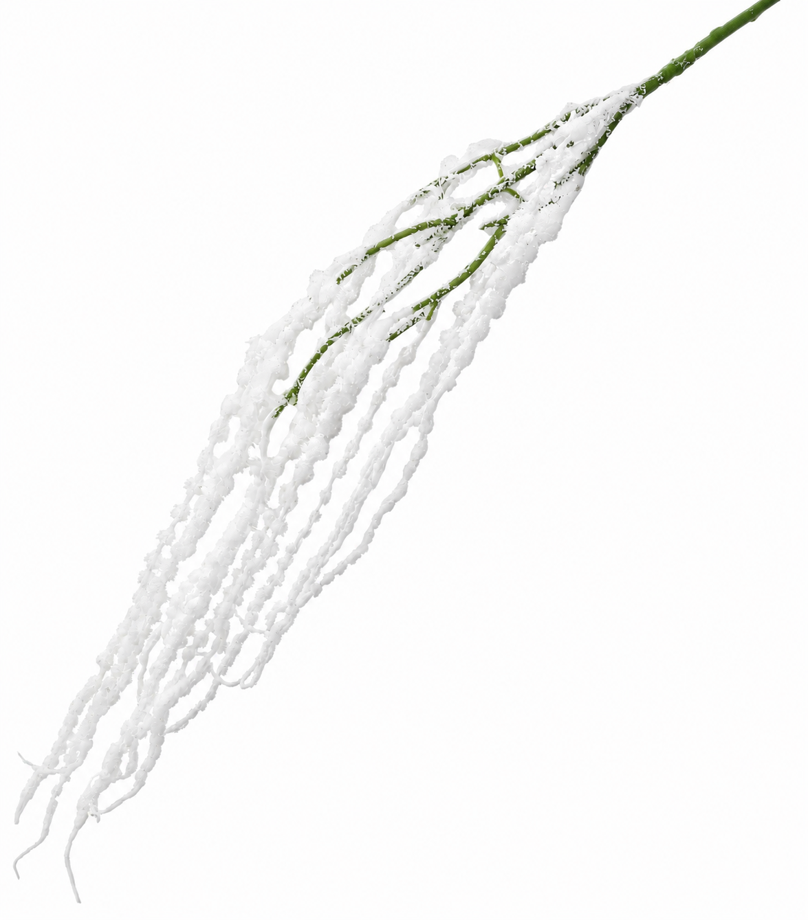 Dekoracyjna gałązka wisząca amarantus ME25380 biała 80 cm